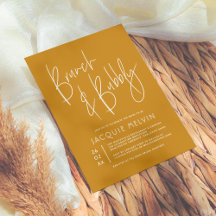 マスタードモダンブランチ&バブリーブライダルシャワー