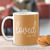 マスタードラブフェイスミニマル引用文 コーヒーマグカップ