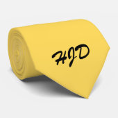 マスタード伝統的文字 ネクタイ (ロール)