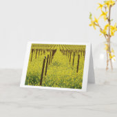 マスタード分野 カード (黄色い花)