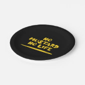 マスタード無し ペーパープレート (アングル)