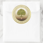 マスタード種子、バプテスマの郵送アクセサリー、信仰 ラウンドシール (バッグ)