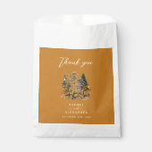 マスタード素朴秋ウォーターカラーフォレ結婚スト フェイバーバッグ (正面)