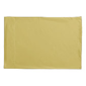 マスタード金ゴールドの計画 枕カバー (裏面)