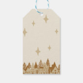 マスタード金ゴールドモダンヴィレッジ ギフトタグ (裏面)