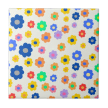 マスタード&お洒落ブラックフローラレトロ陽気