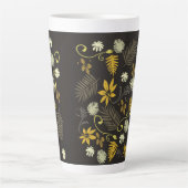 マスタード&ブラックフローララテマグ カフェラテマグ (正面)