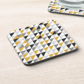 マスタード、灰色、黒いコースター コースター (左側)