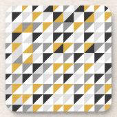 マスタード、灰色、黒いコースター コースター (正面)