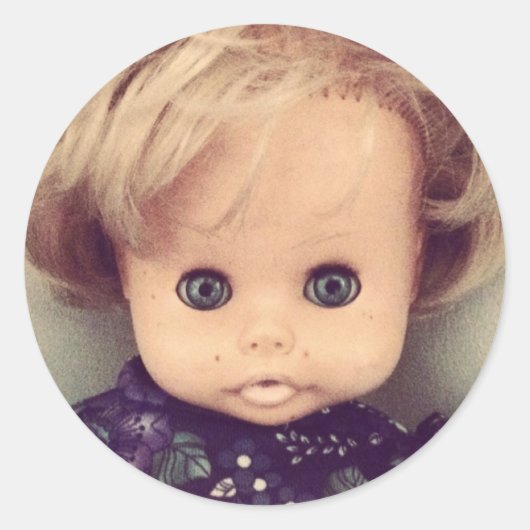 マスターハーカー「バッテリーポイント」アルバムアートステッカー ラウンドシール (正面)