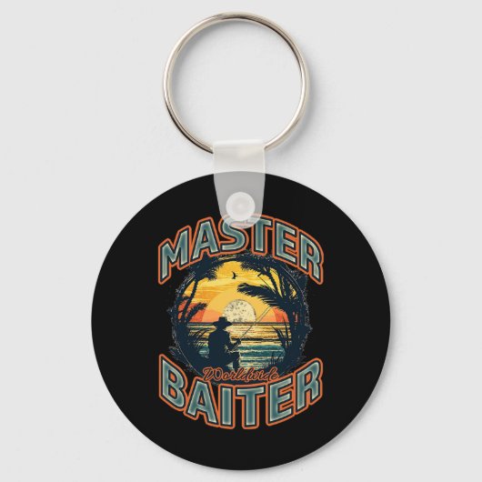 マスターバイターワールドワイド魚釣り愛好家 キーホルダー (正面)