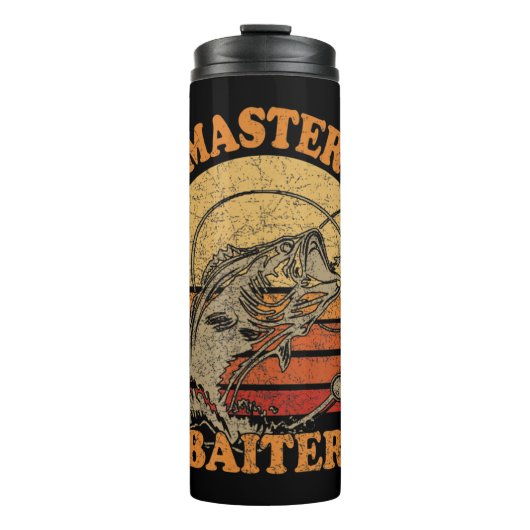 マスターバイターヴィンテージバス魚釣りおもしろいキャンピングT タンブラー (正面)