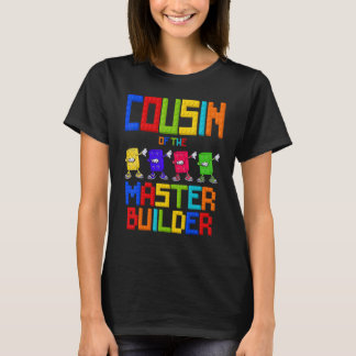 マスタービルダーのいとこ誕生日ボーイガールブロ Tシャツ