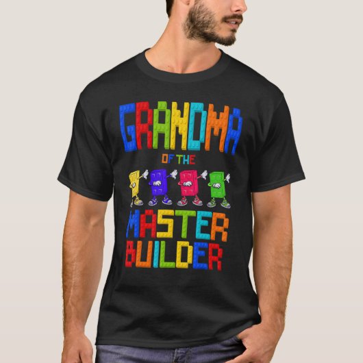 マスタービルダーのおばあちゃん誕生日ボーイガールBl Tシャツ (正面)