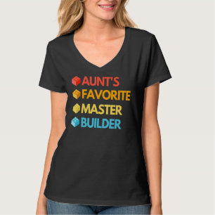 マスタービルダーキュートブロック建物ヴィンテージFor Ne Tシャツ
