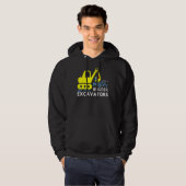 マスタービルダーキュートブロック建物掘削機 パーカ (正面フル)