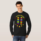 マスタービルダーキュートブロック建物11誕生日B Tシャツ (正面フル)