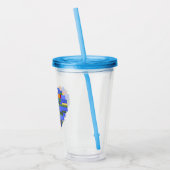 マスタービルダーブロックブリック建物ハート値 アクリルタンブラー (左)