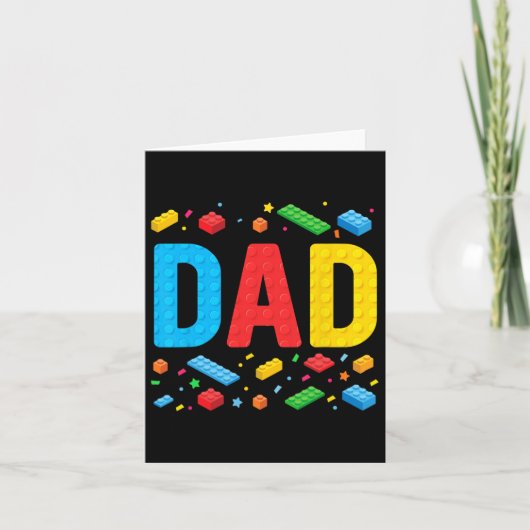 マスタービルダー建物ブリックブロックファミリーファート カード (正面)