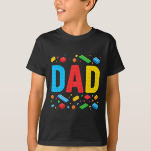 マスタービルダー建物ブリックブロックファミリーファート Tシャツ