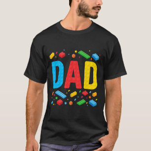 マスタービルダー建物ブリックブロックファミリーファート Tシャツ