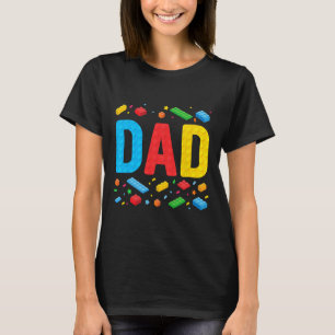 マスタービルダー建物ブリックブロックファミリーファート Tシャツ