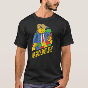 マスタービルダー建物ブロック男性女性青年2 Tシャツ