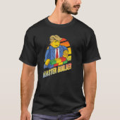 マスタービルダー建物ブロック男性女性青年5 Tシャツ (正面)
