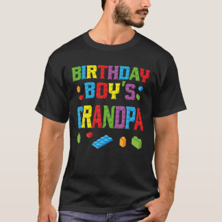 マスタービルダー誕生日ボーイズグランドパ建物ブリ Tシャツ