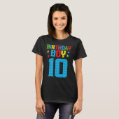 マスタービルダー10誕生日少年10年ビルド Tシャツ (正面フル)