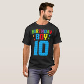 マスタービルダー10誕生日少年10年ビルド Tシャツ (正面フル)