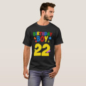 マスタービルダー22誕生日少年22年建物 Tシャツ (正面フル)
