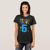 マスタービルダー6誕生日少年6 6年ビルディン Tシャツ (正面フル)