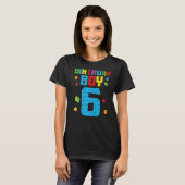 マスタービルダー6誕生日少年6 6年ビルディン Tシャツ (正面フル)