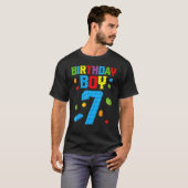 マスタービルダー7番目の誕生日少年7年ビルド Tシャツ (正面フル)