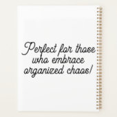 マスタープラン： Organized Chaos Edition プランナー手帳 (裏面)