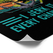 マスターベイター私はいつも私のロッド魚釣り ポスター (角)