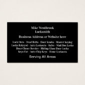 マスターロックスミスプロフェッショナル名刺 (裏面)