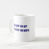 マスター泳ぐ人マグ コーヒーマグカップ (正面左)