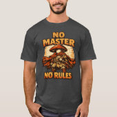 マスター無し ルール無し 浪人きのこ Tシャツ (正面)