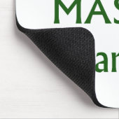 マスター盆栽は私を緑の文字恐れています マウスパッド (コーナー)