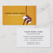 マスター電気技師名刺 名刺 (正面/裏面)