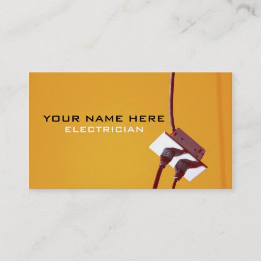 マスター電気技師名刺 名刺 (正面)