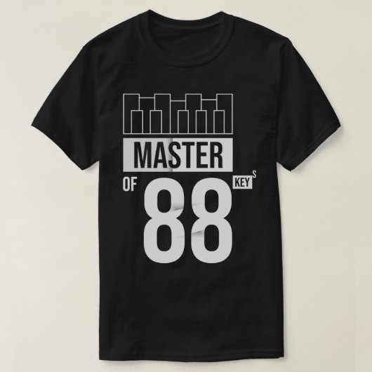 マスター88鍵 Tシャツ (デザイン正面)