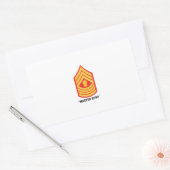 マスター・ガン 長方形シール (封筒)