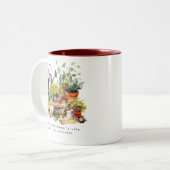 マスター・ガーデナーの生活 ツートーンマグカップ (正面左)