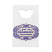 「マスター・スクラップブック・エクストラナニー」 クレジットカード栓抜き (裏面)