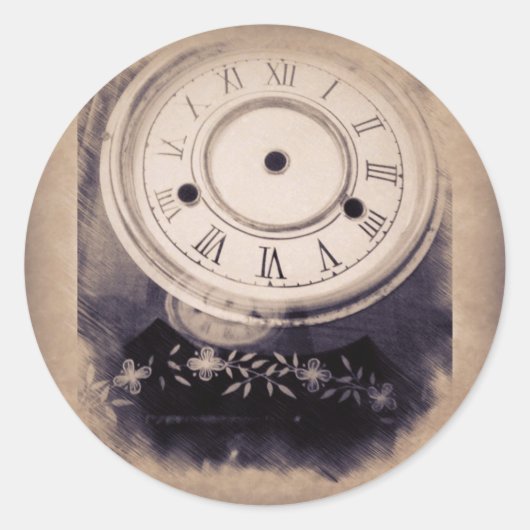 マスター・ハーカー'Your time is soon'アルバムのシール ラウンドシール (正面)