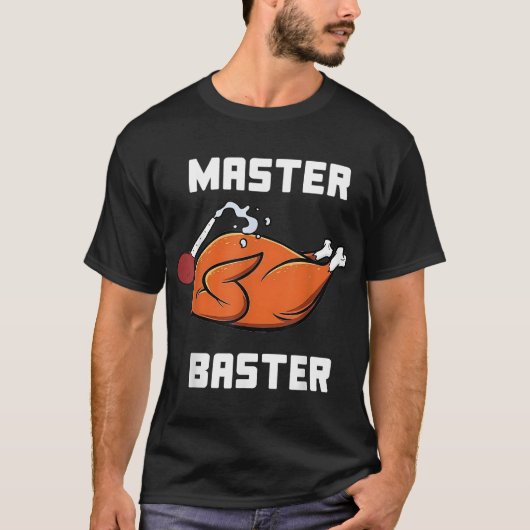 マスター・バスター おもしろターキーバスター 感謝祭 Tシャツ (正面)