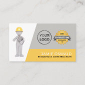 マスター・ビルダー、建物会社、ビルダー 名刺 (正面)